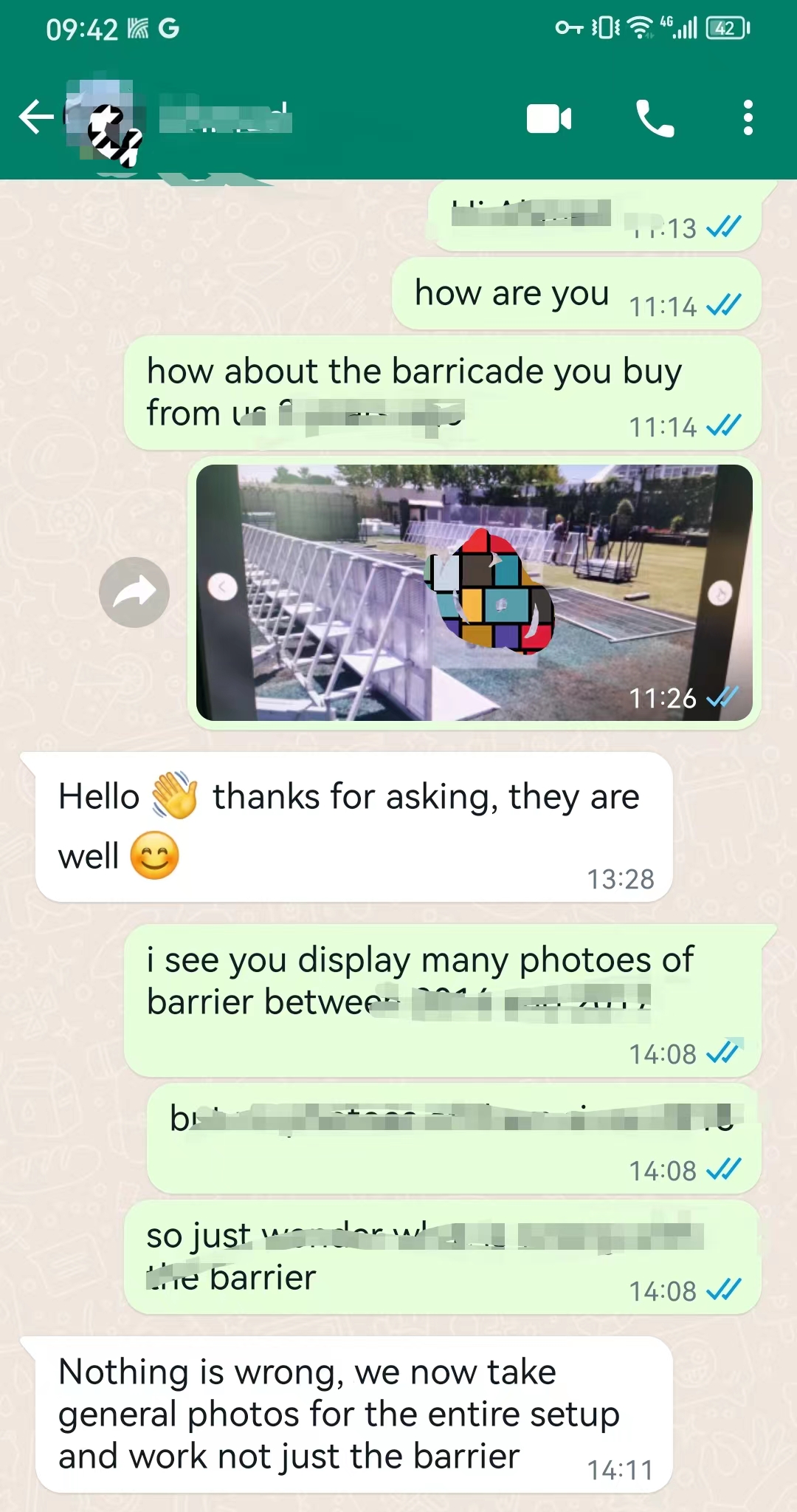 customer feedback on our barricade.jpg